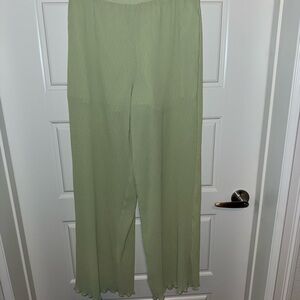 Forever 21 Mint Green Pleated Pants